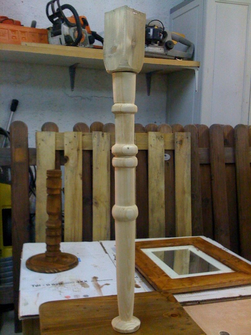 Coiffeuse pour chambre en bois massif